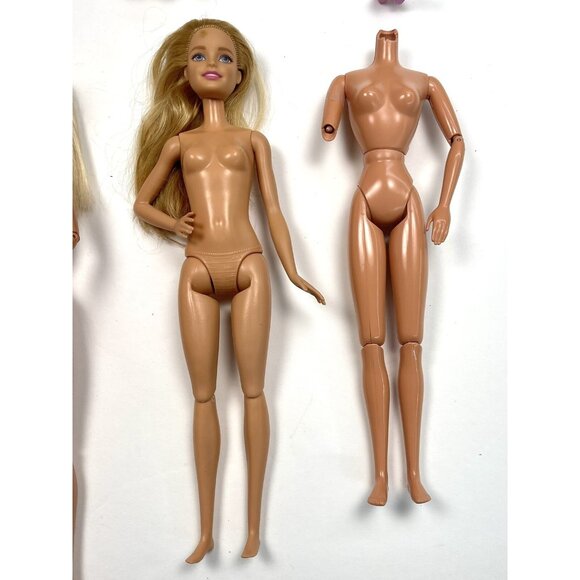 Lot 8 MATTEL Barbie & Skipper Jointed Articulated DOLLS Nude *Some Issues* - Picture 5 of 7